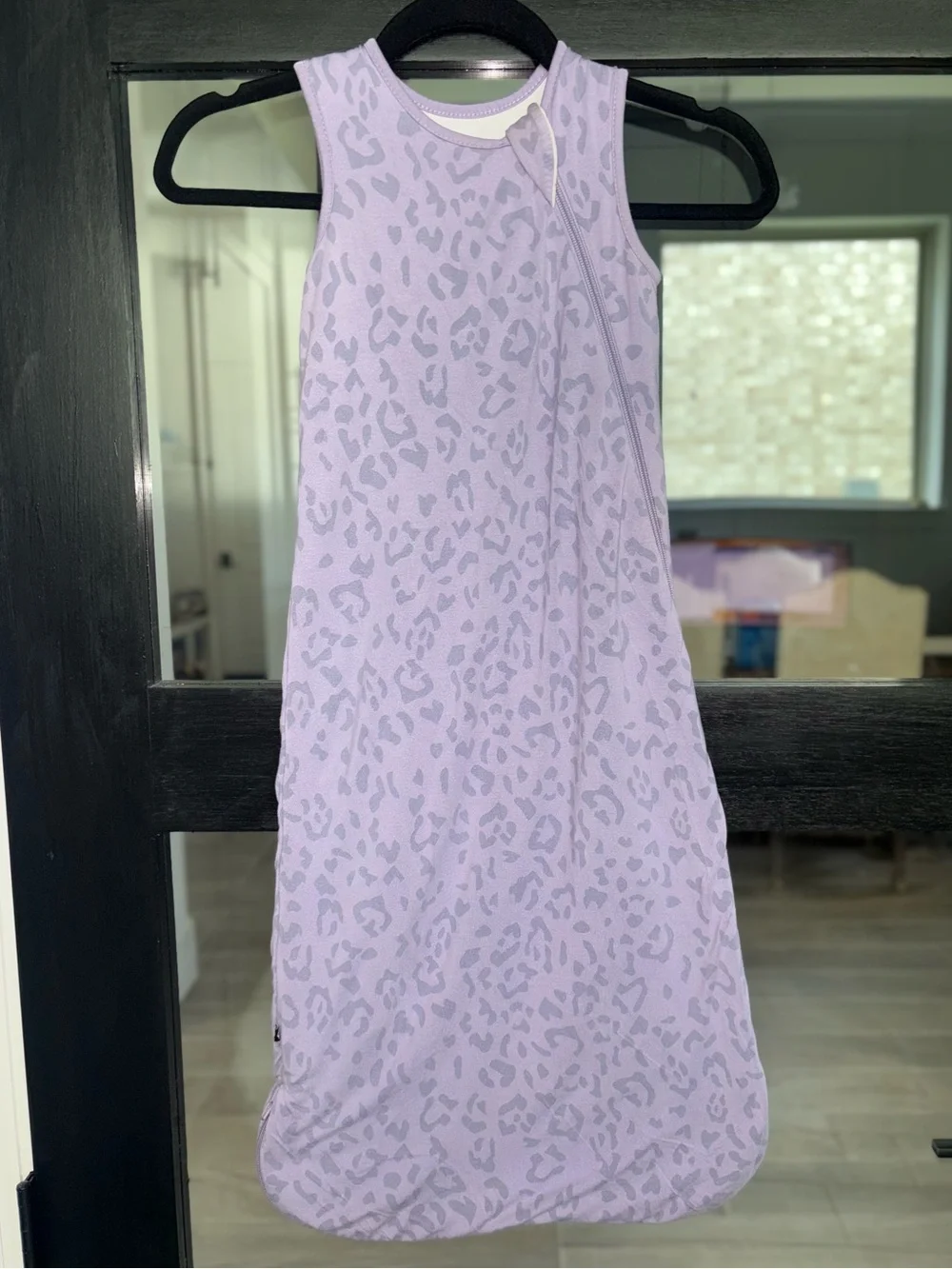 Kyte Baby Taro Leopard Bamboo Sleep Bag Sleep Sack 1.0 TOG Seasonal Purple M